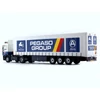 Kép 4/8 - PEGASO Troner Plus truck & trailer fehér/kék modell autó 1:43 (39,5 cm)