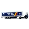 Kép 6/8 - PEGASO Troner Plus truck & trailer fehér/kék modell autó 1:43 (39,5 cm)