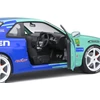 Kép 9/9 - Nissan Skyline (R34)GT-R JGTC#1 zöld/kék 1999-2001 modell autó 1:18