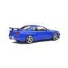 Kép 4/9 - Nissan Skyline (R34)GT-R kék 1999 modell autó 1:18