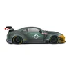 Kép 6/8 - Nissan GT-R (R35) W/Liberty Walk body kit 2.0 Army Fighter szürke/zöld 2022 modell autó 1:18
