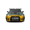 Kép 7/8 - Nissan GT-R (R35) W/Liberty Walk body kit 2.0 Army Fighter szürke/zöld 2022 modell autó 1:18