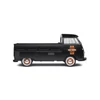 Kép 8/8 - Volkswagen T1 Pickup Custom "Harley Davidson" fekete 1950 modell autó 1:18