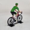 Kép 5/5 -  TDF zöld/fekete/fehér/piros modell kerékpár 1:18