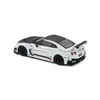 Kép 4/8 - Nissan GT-R (R35) w/Liberty Walk Body Kit fehér/fekete 2020 modell autó 1:43