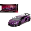 Kép 2/10 - Pink Slips Lamborghini Aventador SV lila modell autó 1:24