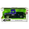 Kép 1/4 - Just Trucks 1956 Ford F-100 Pickup fekete/kék modell autó 1:24