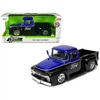 Kép 2/4 - Just Trucks 1956 Ford F-100 Pickup fekete/kék modell autó 1:24