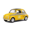 Kép 1/9 - Fiat 500 Taxi NYC 1965 sárga modell autó 1:18