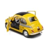 Kép 2/9 - Fiat 500 Taxi NYC 1965 sárga modell autó 1:18