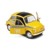 Kép 3/9 - Fiat 500 Taxi NYC 1965 sárga modell autó 1:18