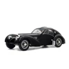 Kép 1/8 - Bugatti Type 57 SC Atlantic fekete 1937 modell autó 1:18