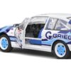 Kép 7/10 - Alfa Romeo GTV 6 Rallye Des Garrigues #15 C.Rigollet/M.Bathelot fehér/kék 1986 modell autó 1:18