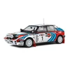 Kép 1/8 - Lancia Delta HF Integrale Safari Rally Kenya #1 Recalde/ Christie fehér/piros/kék 1991 modell autó 1:18