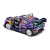 Kép 2/8 - Ford Puma Rally 1 Hybrid Rallye Monte-Carlo 2022 #19 S.Loeb/I.Galmiche lila modell autó 1:18