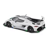 Kép 4/8 - Koenigsegg Jesko 2021 Pearl fehér modell autó 1:43