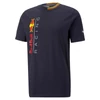 Kép 1/5 - Puma Red Bull Racing big logo Night Sky férfi póló, kék, 2022