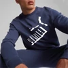 Kép 3/7 - Puma ESS Big logo Crew férfi pulóver, kék-fehér, 2022
