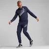 Kép 4/7 - Puma ESS Big logo Crew férfi pulóver, kék-fehér, 2022