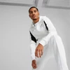 Kép 3/7 - Puma BMW M Motorsport férfi cipzáros kapucnis pulóver, fehér-fekete, 2023
