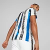 Kép 7/7 - Puma BMW M Motorsport Striped férfi póló, fehér-fekete-kék, 2023