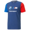 Kép 1/7 - Puma BMW M Motorsport ESS Logo férfi póló, kék-fehér-piros, 2023