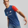 Kép 6/7 - Puma BMW M Motorsport ESS Logo férfi póló, kék-fehér-piros, 2023