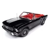 Kép 3/7 - 1964 1/2 Ford Mustang Convertible Raven fekete modellautó 1:18