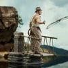 Kép 3/7 - Indiana Jones és a végzet temploma - Bridge escape figura dioráma 26 cm