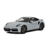 Kép 1/13 - Porsche 911 (992) Turbo S Coupe Chalk szürke 2020 modell autó 1:18