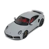 Kép 3/13 - Porsche 911 (992) Turbo S Coupe Chalk szürke 2020 modell autó 1:18