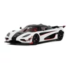 Kép 1/10 - Koenigsegg Agera RS Arctic fehér 2015 modell autó 1:18