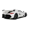 Kép 2/15 - Koenigsegg Jesko Crystal fehér 2019 modellautó 1:12