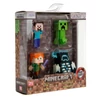 Kép 2/4 - Minecraft "Steve & Alex & Creeper & Warden" 6,3 cm fém figura szett