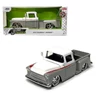 Kép 1/2 - Just Trucks 1955 Chevrolet Stepside fehér/szürke modell autó 1:24