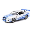 Kép 5/6 - Fast & Furious Legacy Series Pack Mitsubishi lancer Evolution IX & Brian's Nissan  Skyline GT-R (BNR34) modellautó 1:32