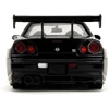 Kép 4/8 - Godzilla 2002 Nissan Skyline GT-R (R34) piros/fekete modellautó 1:24