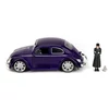 Kép 4/11 - Wednesday Addams & Volkswagen Beetle lila modellautó 1:24