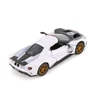 Kép 5/5 - 2017 Ford GT Heritage Edition fehér hátrahúzós autó 1:38