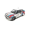 Kép 2/5 - 1990 Lancia Delta integrale 16V #7 D.Auriol Winner Rally Monte Carlo fehér/piros/kék modellautó 1:18