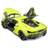 Kép 2/7 - 2023 Lambroghini  Revuelto "Special Edition" Lime zöld modellautó 1:18
