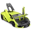Kép 3/7 - 2023 Lambroghini  Revuelto "Special Edition" Lime zöld modellautó 1:18