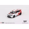 Kép 4/6 - Honda Civic Type R#2 2023 pace car fehér/piros LHD modellautó 1:64 