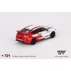 Kép 5/6 - Honda Civic Type R#2 2023 pace car fehér/piros LHD modellautó 1:64 