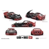Kép 8/8 - Nissan Fairlady Z Kaido Gt Advan //172 1978 fekete/piros modellautó 1:64 