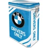 Kép 1/7 - BMW fémdoboz csatos, aromazárós "Drivers only"