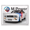 Kép 1/3 - Bmw "M Power E30" dombornyomott fémplakát 40 x 30 cm "23352"