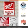 Kép 2/3 - Honda "Parking Only" dombornyomott fémplakát 30 x 40 cm "23335"