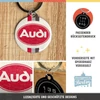 Kép 2/3 - Audi fém kulcstartó "Gear"