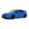 Kép 1/11 - Honda Civic Type R Racing/Boost kék Pearl 2022 modellautó 1:18